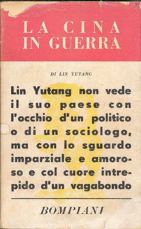 La Cina in guerra - Yutang Lin - copertina
