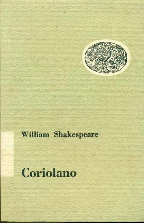 Coriolano - William Shakespeare - copertina