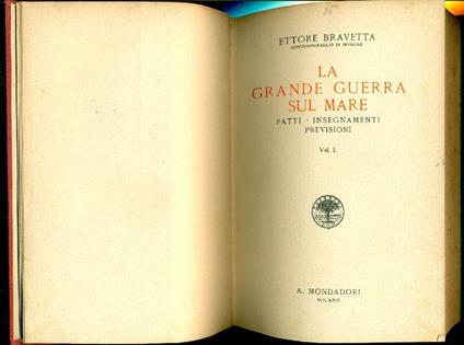 La Grande Guerra sul mare - Ettore Bravetta - copertina