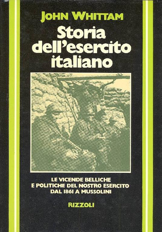 Storia dell'esercito italiano - John Whittam - copertina