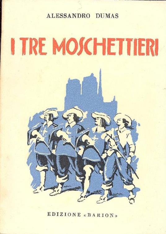 I tre moschettieri - Alexandre Dumas - copertina