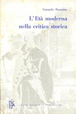 L' età moderna nella critica storica