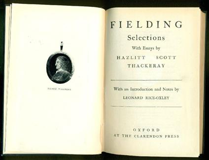 Selections - Henry Fielding - copertina