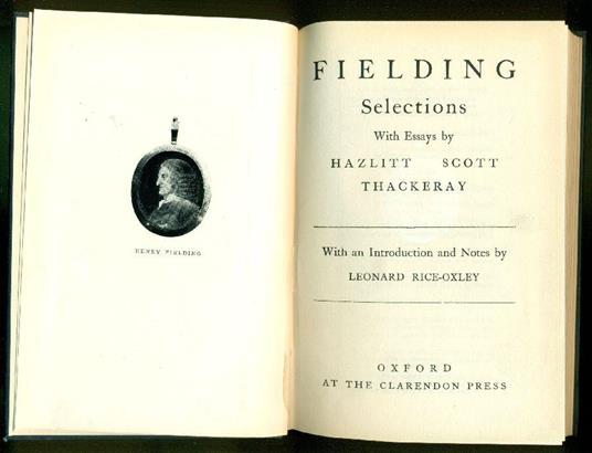 Selections - Henry Fielding - copertina