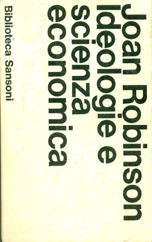 Ideologie e scienza economica