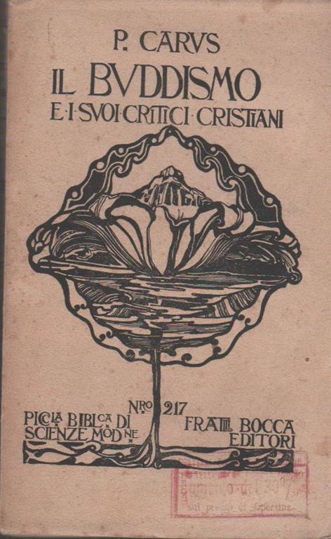 Il buddismo e i suoi critici cristiani - Paul Carus - copertina
