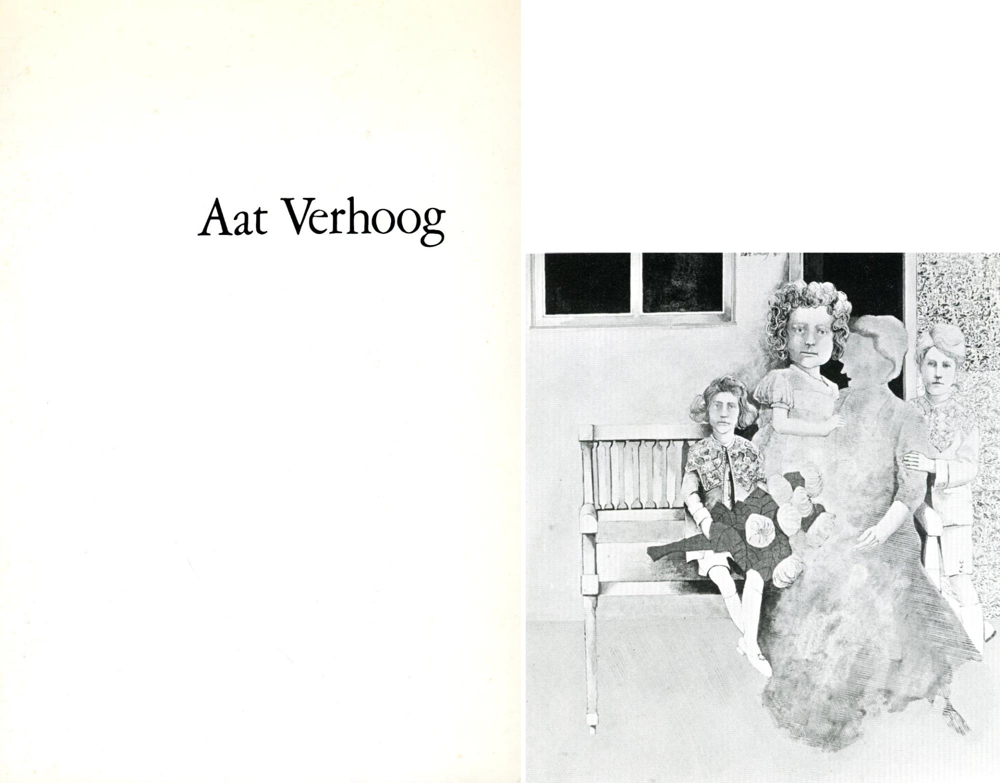 Het Gezin 12 gouaches van Aat Verhoog