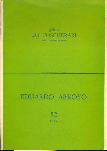 Eduardo Arroyo - Eduardo Arroyo - copertina
