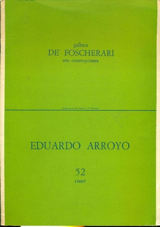 Eduardo Arroyo - Eduardo Arroyo - copertina
