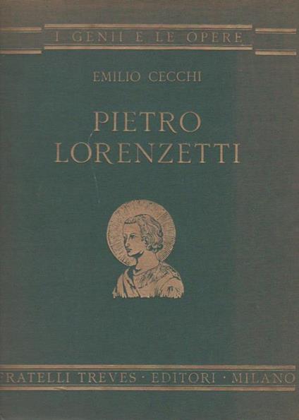 Pietro Lorenzetti - Emilio Cecchi - copertina