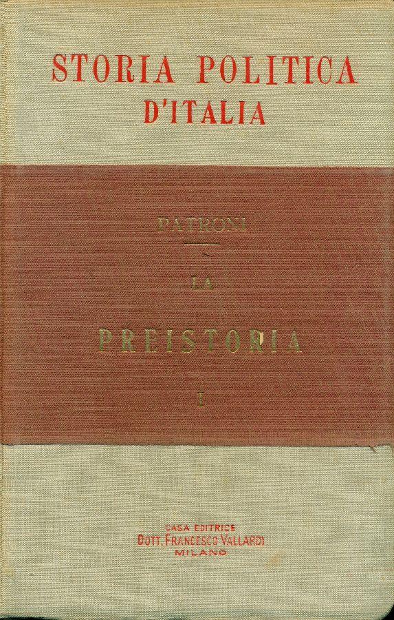Storia politica d'Italia. La preistoria