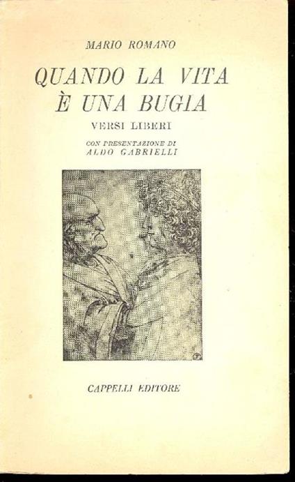 Quando la vita è una bugia - Mario Romano - copertina
