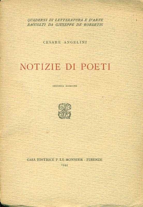 Notizie di poeti