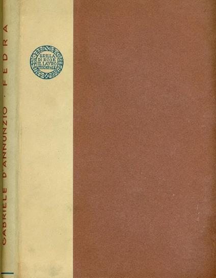 Fedra - Gabriele D'Annunzio - copertina