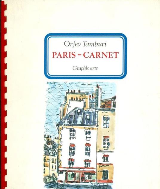 Paris-Carnet - Orfeo Tamburi - copertina