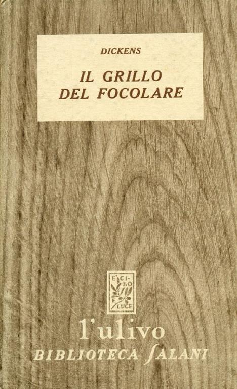 Il grillo del focolare - Charles Dickens - copertina