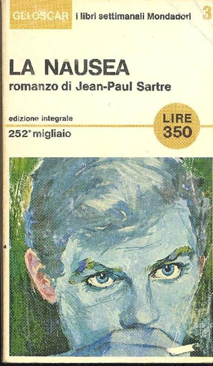 La nausea - Jean-Paul Sartre - copertina