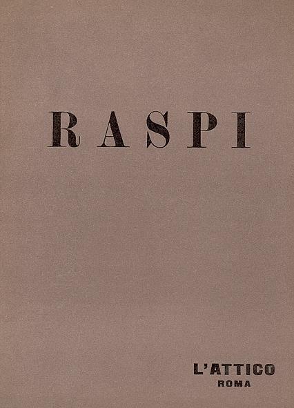 Raspi. Dipinti 1960 e 1961 - Piero Raspi - copertina