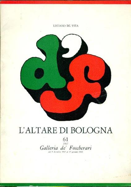 L' altare di Bologna - Luciano De Vita - copertina