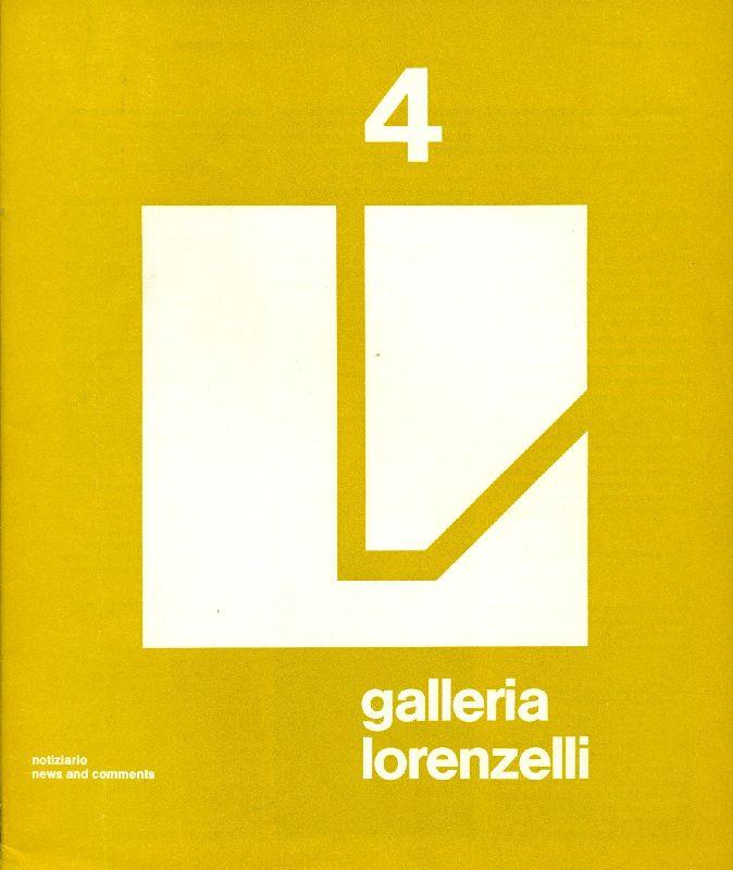 Notiziario n. 4 della Galleria Lorenzelli. Maggio 1977