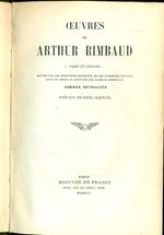 Oeuvres. Vers et proses