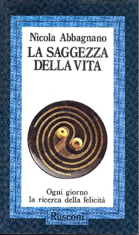 La saggezza della vita - Nicola Abbagnano - copertina