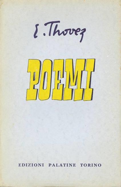 Poemi - Enrico Thovez - copertina