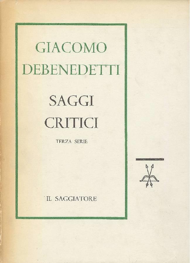 Saggi critici (terza serie)