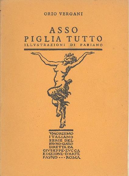 Asso piglia tutto - Orio Vergani - copertina