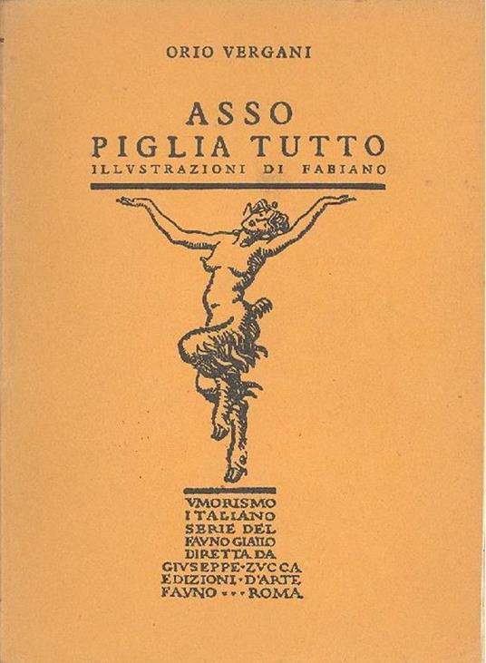 Asso piglia tutto - Orio Vergani - copertina