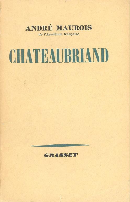 Chateaubriand - André Maurois - copertina