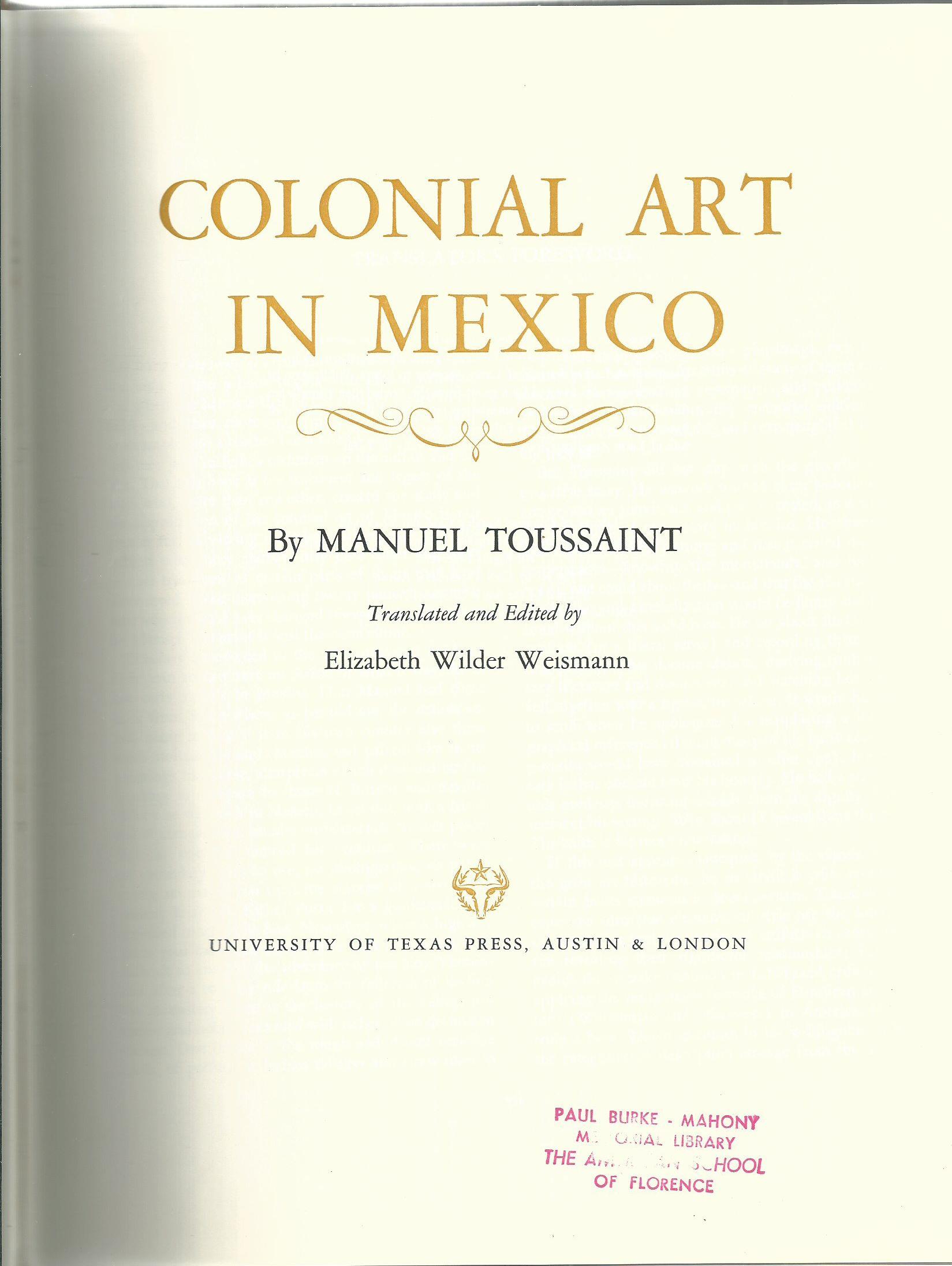 Colonial art in Mexico
