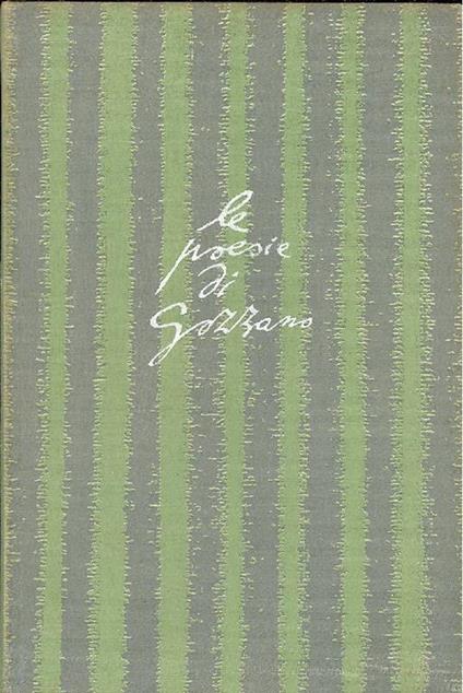 Le poesie - Guido Gozzano - copertina