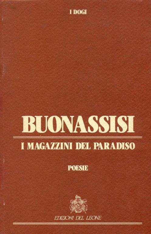 I magazzini del paradiso. Poesie - Vincenzo Buonassisi - copertina