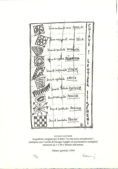 La mia terza età pittorica - Luciano Lattanzi - copertina