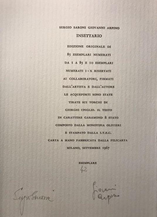 Insettario - Giovanni Arpino - 7