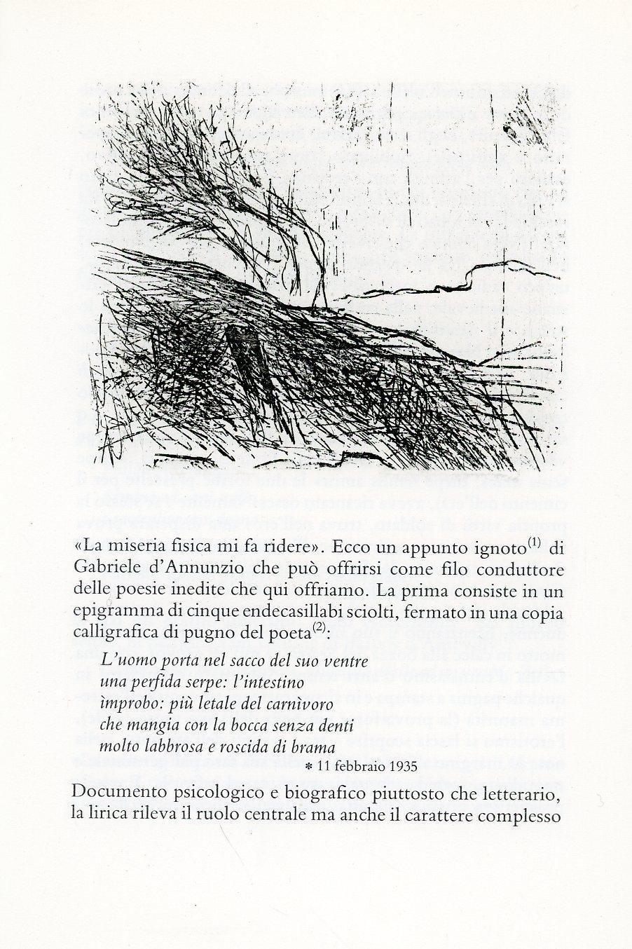 D'Annunzio, i cani, il nulla