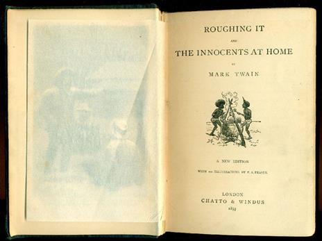 Roughing it and the innocents at home - Mark Twain - copertina
