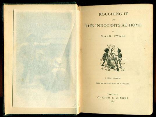 Roughing it and the innocents at home - Mark Twain - copertina