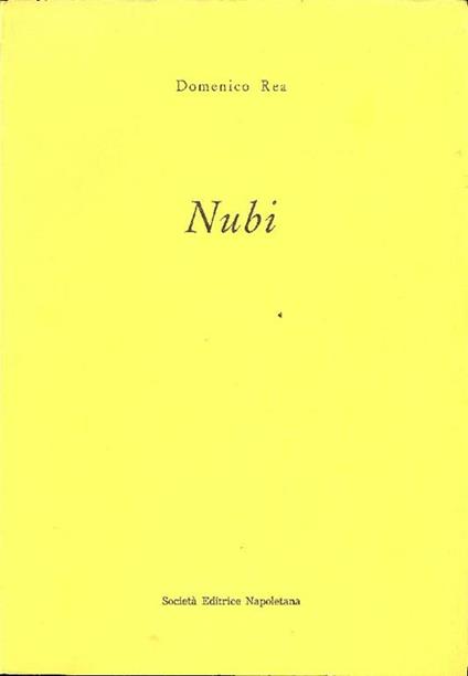 Nubi - Domenico Rea - copertina