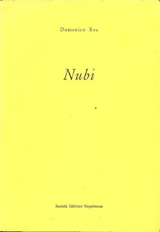 Nubi - Domenico Rea - copertina