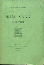 Primi saggi poetici