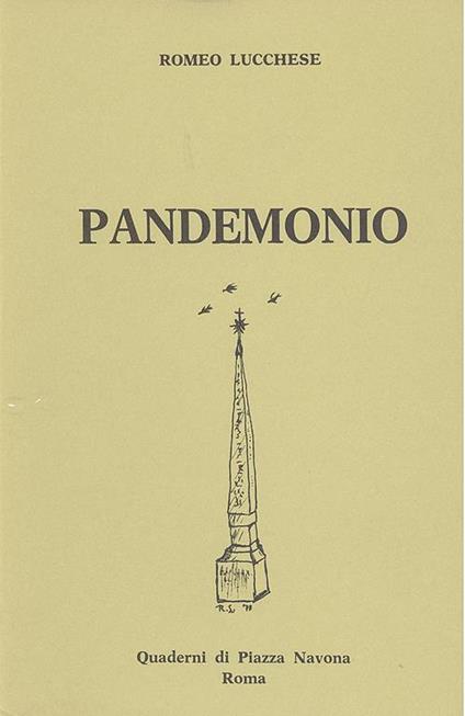 Pandemonio - Romeo Lucchese - copertina