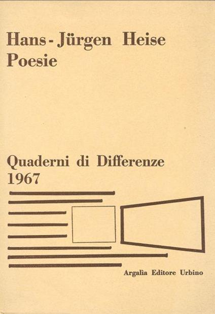 Poesie - Hans-Jurgen Heise - copertina
