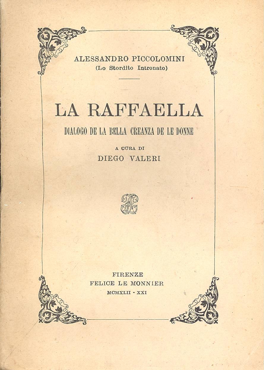 La Raffaella. Dialogo de la bella creanza de le donne