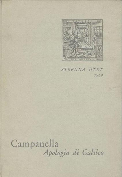 Apologia di Galileo - Tommaso Campanella - copertina