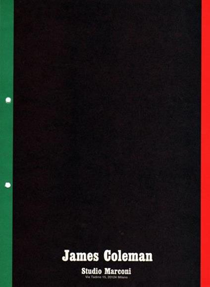 James Coleman - James Coleman - copertina