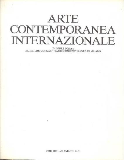 Arte Contemporanea Internazionale - Osvaldo Patani - copertina