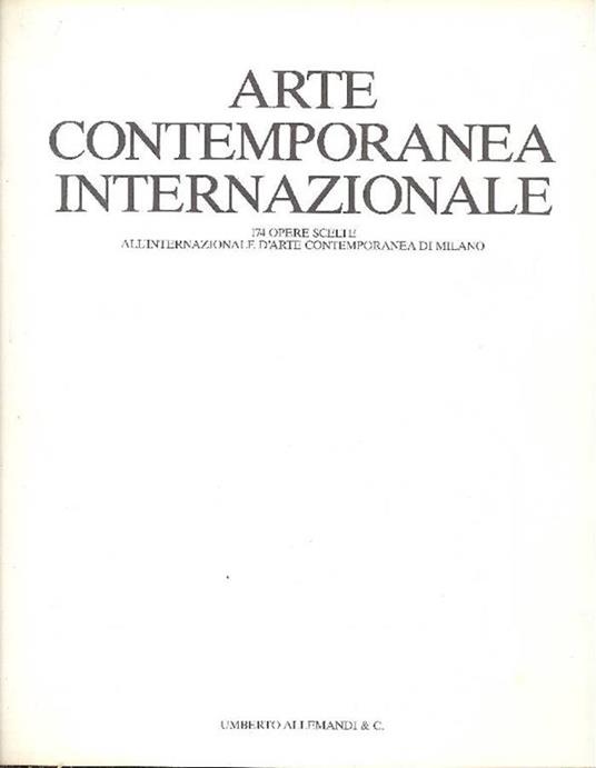 Arte Contemporanea Internazionale - Osvaldo Patani - copertina