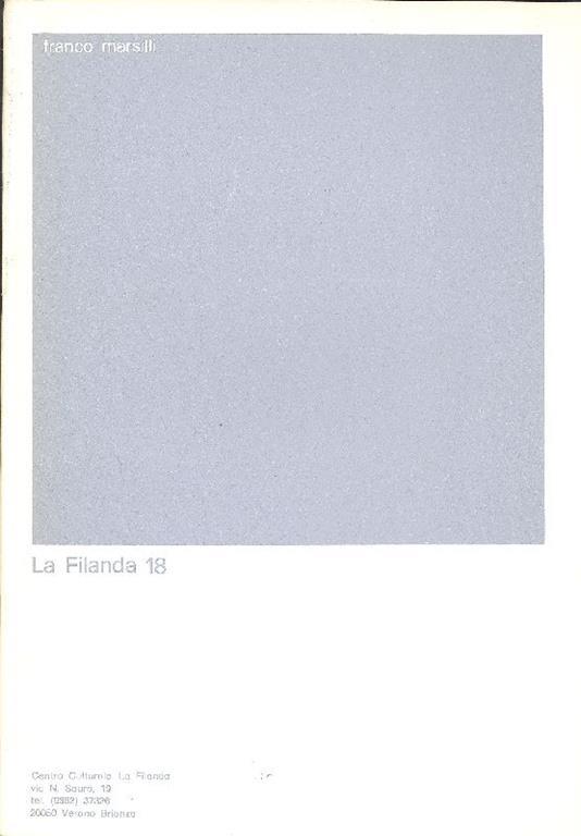 Franco Marsilli - Franco Marsilli - copertina